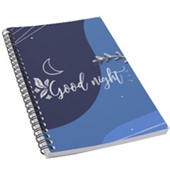 Background Good Night 5 5  X 8 5  Notebook