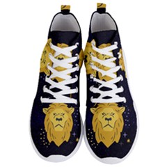 Zodiak Leo Lion Horoscope Sign Star Men s Lightweight High Top Sneakers by Alisyart