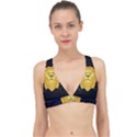 Zodiak Leo Lion Horoscope Sign Star Classic Banded Bikini Top View1