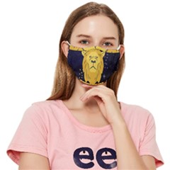 Zodiak Leo Lion Horoscope Sign Star Fitted Cloth Face Mask (adult) by Alisyart