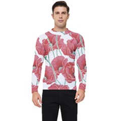 Red Poppy Flowers Men s Long Sleeve Rash Guard by goljakoff