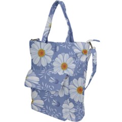 Chamomile Flower Shoulder Tote Bag by goljakoff