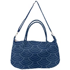 Blue Sashiko Removal Strap Handbag by goljakoff