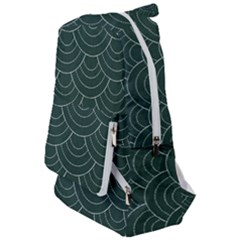 Green Sashiko Travelers  Backpack