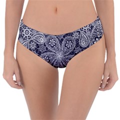 White Flower Mandala Reversible Classic Bikini Bottoms by goljakoff