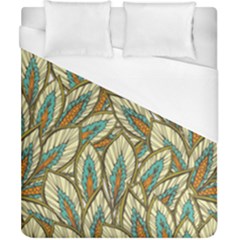 Field Leaves Duvet Cover (california King Size) by goljakoff