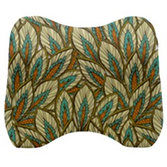 Field leaves Velour Head Support Cushion