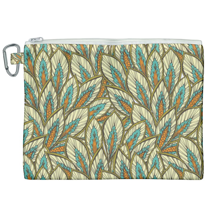 Field leaves Canvas Cosmetic Bag (XXL)