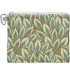 Field Leaves Canvas Cosmetic Bag (xxxl) by goljakoff