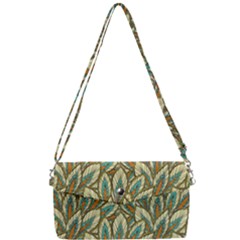 Field Leaves Removable Strap Clutch Bag by goljakoff