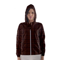 Chocolate Women s Hooded Windbreaker by goljakoff