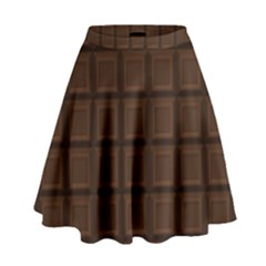 Chocolate High Waist Skirt by goljakoff