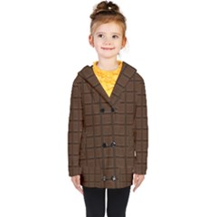 Chocolate Kids  Double Breasted Button Coat by goljakoff