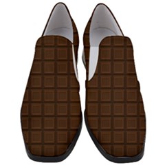 Chocolate Women Slip On Heel Loafers by goljakoff