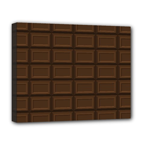 Milk Chocolate Deluxe Canvas 20  X 16  (stretched) by goljakoff