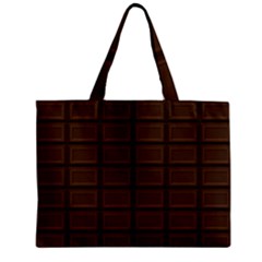 Milk Chocolate Zipper Mini Tote Bag by goljakoff