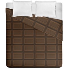 Milk Chocolate Duvet Cover Double Side (california King Size) by goljakoff