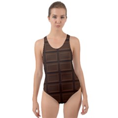 Milk Chocolate Cut-out Back One Piece Swimsuit by goljakoff