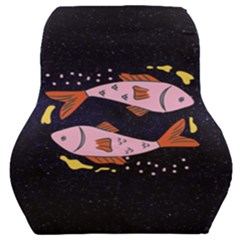 Fish Pisces Astrology Star Zodiac Car Seat Back Cushion 