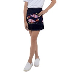 Fish Pisces Astrology Star Zodiac Kids  Tennis Skirt by HermanTelo