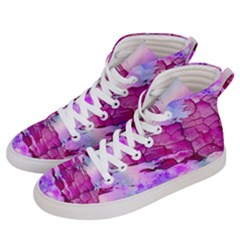 Background Crack Art Abstract Women s Hi-top Skate Sneakers