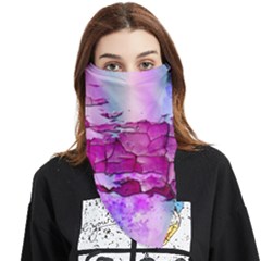 Background Crack Art Abstract Face Covering Bandana (triangle)