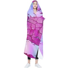 Background Crack Art Abstract Wearable Blanket