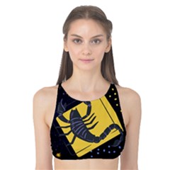 Zodiak Scorpio Horoscope Sign Star Tank Bikini Top