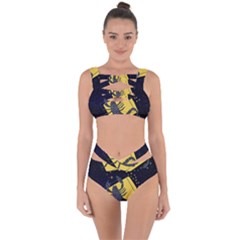 Zodiak Scorpio Horoscope Sign Star Bandaged Up Bikini Set 