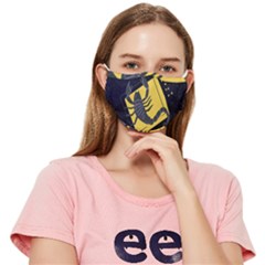 Zodiak Scorpio Horoscope Sign Star Fitted Cloth Face Mask (adult)