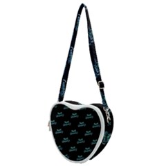 Just Beauty Words Motif Print Pattern Heart Shoulder Bag