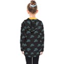 Just Beauty Words Motif Print Pattern Kids  Double Breasted Button Coat View2