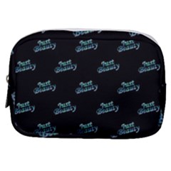 Just Beauty Words Motif Print Pattern Make Up Pouch (Small)
