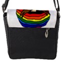  Rainbow Stoner Owl Flap Closure Messenger Bag (S) View1