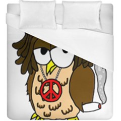  Rainbow Stoner Owl Duvet Cover (king Size)