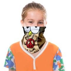  Rainbow Stoner Owl Face Covering Bandana (kids) by IIPhotographyAndDesigns