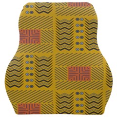 Digital Paper African Tribal Car Seat Velour Cushion 