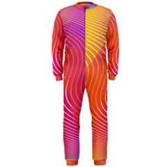 Chevron Line Poster Music Onepiece Jumpsuit (men)  by Mariart