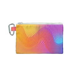 Chevron Line Poster Music Canvas Cosmetic Bag (small) by Mariart