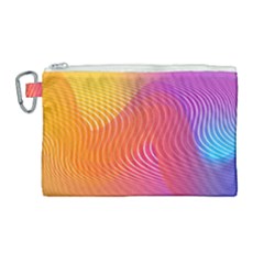 Chevron Line Poster Music Canvas Cosmetic Bag (large)