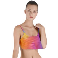 Chevron Line Poster Music Layered Top Bikini Top 