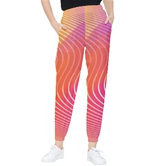 Chevron Line Poster Music Tapered Pants