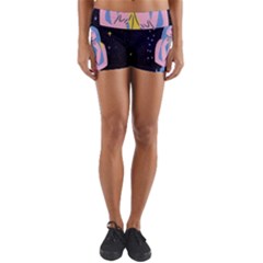 Twin Horoscope Astrology Gemini Yoga Shorts