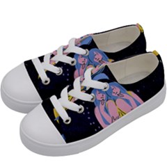 Twin Horoscope Astrology Gemini Kids  Low Top Canvas Sneakers