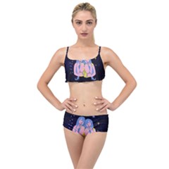 Twin Horoscope Astrology Gemini Layered Top Bikini Set by Alisyart