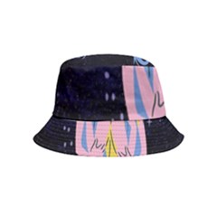 Twin Horoscope Astrology Gemini Inside Out Bucket Hat (kids) by Alisyart