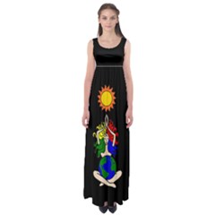 Elemental Sun Goddess   Empire Waist Maxi Dress by IIPhotographyAndDesigns