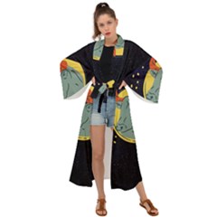 Zodiak Bull Horoscope Sign Star Maxi Kimono
