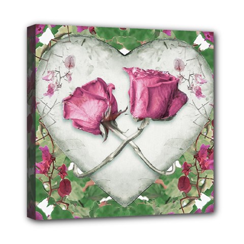 Love Ornament Design Mini Canvas 8  X 8  (stretched) by dflcprintsclothing