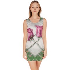 Love Ornament Design Bodycon Dress